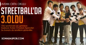 Avdan Orta Okulu Streetball’da 3.Oldu.