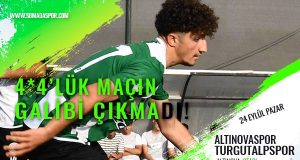 Altınovaspor 4-4 Turgutalpspor