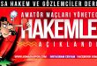 Amatör Maçları Yönetecek Hakemler Açıklandı