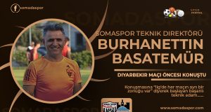 Basatemür, Diyarbekirspor Maçı Öncesi Konuştu