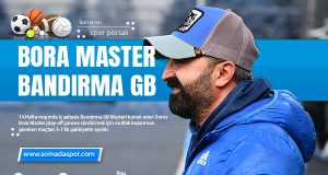 Bora Master, Bandırma GB’yi 3-1 Mağlup Etti
