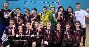 Futsal’da Ayşe Temizel Ortaokulu Namağlup Şampiyon Oldu.