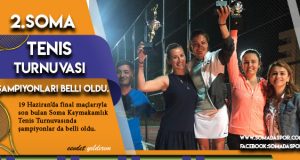 2.Soma Tenis Turnuvasında Şampiyonlar Belli Oldu.