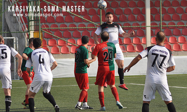 Karşıyaka-Soma Master İki Gol, Üç Kırmızı Kart