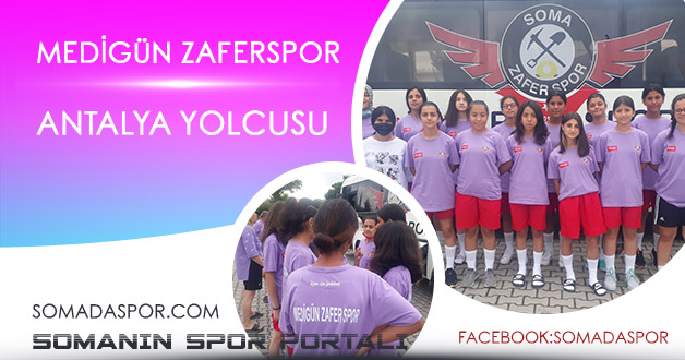 Zaferspor U-13 Kız Futbol Takımı Antalya Yolcusu