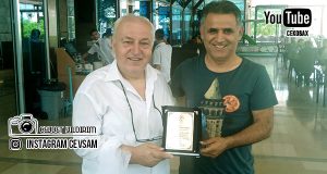 Mehmet Dadal’dan Burhanettin Basatemür’a Plaket