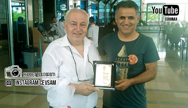 Mehmet Dadal’dan Burhanettin Basatemür’a Plaket