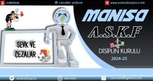 Manisa Amatör’de Sevk ve Cezalar!