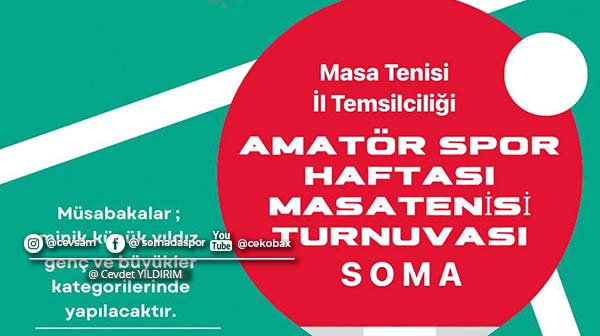 Masa Tenisi Turnuvası Düzenleniyor