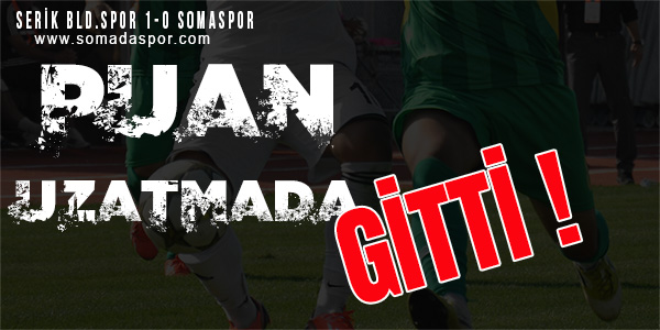 Serik Belediyespor Somaspor Maç Sonucu:1-0