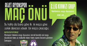 Somaspor- Afjet Afyonspor Maç Önü