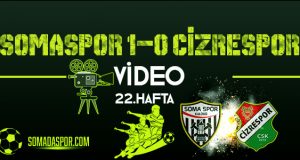 Somaspor Cizrespor Maçının Geniş Özeti (VİDEO)