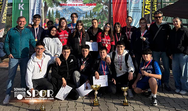 Soma Okul Sporlarında Oryantiringde Manisa’ya Damga Vurdu