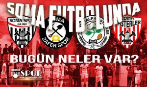 Soma Futbolunda 2 Kasım Pazar Programı