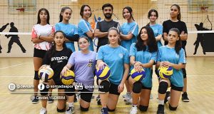 Soma İlçe Spor Kulübü Voleybol Takımı Antrenmanlara Devam Ediyor