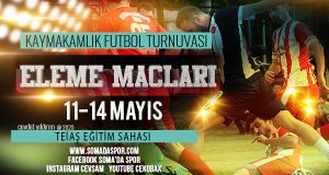Soma Kaymakamlık Futbol Turnuvası Eleme Maçları Programı Açıklandı
