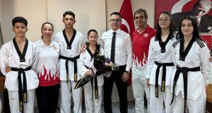 Soma Linyitspor Tekvando’dan Kaymakam Ünal Koç’a Ziyaret