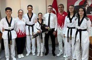 Soma Linyitspor Tekvando’dan Kaymakam Ünal Koç’a Ziyaret