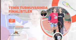 Soma Tenis Turnuvasında Finalistler Belli Oldu