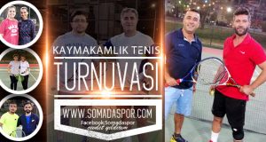 Soma Tenis Turnuvasında Nefesler Tutuldu