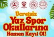 Soma’da Ücretsiz Yaz Spor Okulları Devam Ediyor.