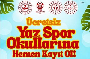 Soma’da Ücretsiz Yaz Spor Okulları Devam Ediyor.
