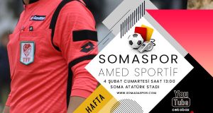 Somaspor-Amed SF Maçının Hakemleri Belli Oldu