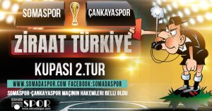 Somaspor-Çankayaspor Maçının Hakemleri Belli Oldu