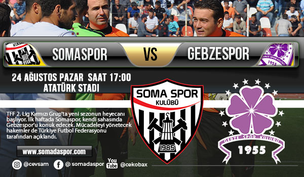 Somaspor-Gebzespor Maçının Hakemleri Açıklandı