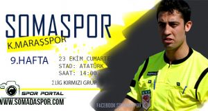 Somaspor-K.Maraşspor Maçının Hakemleri Açıklandı