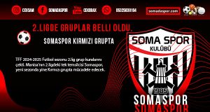 2.Ligde Gruplar Belli Oldu. Somaspor Kırmızı Grupta