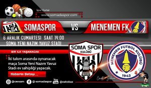 Somaspor-Menemen FK Maçı Hakemleri Açıklandı