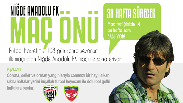 Niğde Anadolu FK Maç Önü