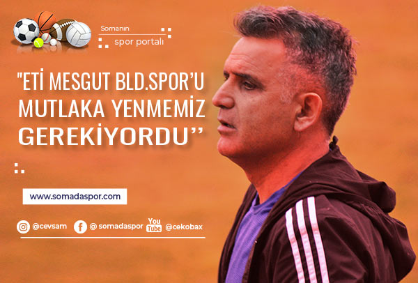 Somaspor Teknik Direktörü Burhanettin Basatemür
