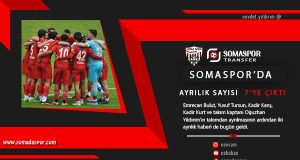 Somaspor’dan Ayrılanların Sayısı 7’ye Çıktı