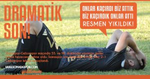 Somaspor’dan Dramatik Maç: Bir Dakikada Gelen Goller