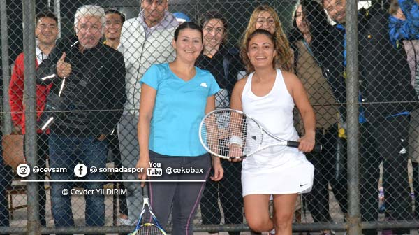 Soma Yaz Kupası Tenis Turnuvası Karşılaşmaları Başladı.