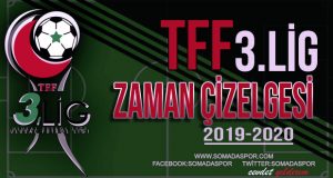 TFF 3. Lig Zaman Çizelgesi