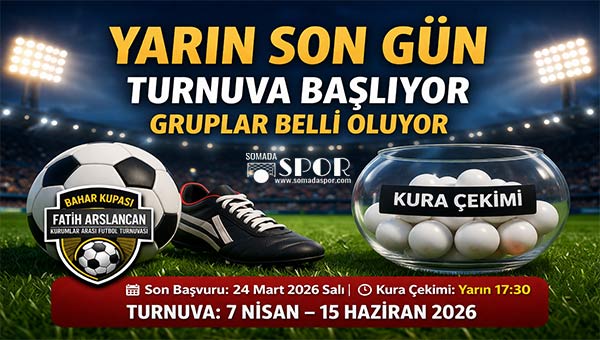 Yarın Son Gün, Turnuva Başlıyor Gruplar Belli Oluyor