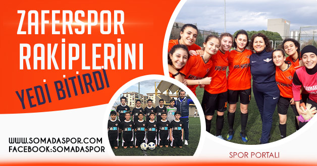 Zaferspor Rakiplerini Yedi Bitirdi