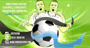 Soma Futbolu: 4 Galibiyet, 1 Beraberlik, 5 Mağlubiyet